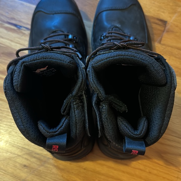 Red Wing Shoes Men's Black Lace-Up Boots - Picture 11 of 12